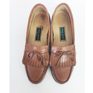 Cole Haan tan moccasin loafers mens